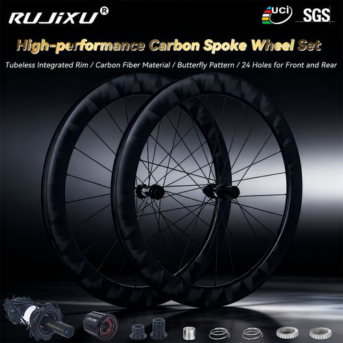 Latest company news about The Wings of Speed: RLINKUP Launches 55mm Butterfly Pattern Carbon Wheelset at 1607g