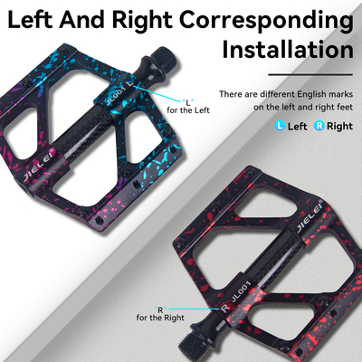 JIELEI Bicycle Pedal Aluminum Alloy Ultralight Seal 3 Bearing Road Bicycle Pedals Accessories Mountain Road Bike Bearing Pedal