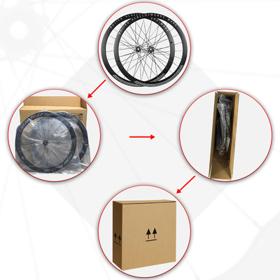 Rust Resistant 700C Disc Brake Wheelset 38mm Straight Pull Road Bicycle Wheel Set