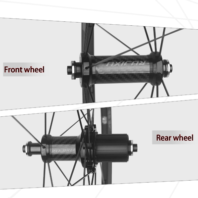 30mm Height 700c Disk Brake Wheelset Easy Maintenance Waterproofing