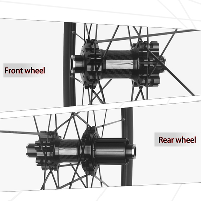 Disc Brake Road Bike Wheelset 30mm Height Clincher Aluminum Alloy and Carbon Fiber Hub for JIELEI 700C Bicycle Durable