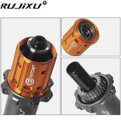 Ultralight 24 Hole Front Hub 36T Ratchet V Brake Disc Brake Rust Resistance