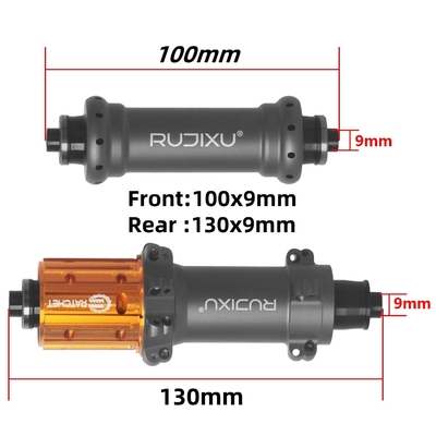 Ultralight 24 Hole Front Hub 36T Ratchet V Brake Disc Brake Rust Resistance