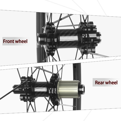 700C 35mm Depth Road Bicycle Wheelset With Straight Pull Spokes And Aluminum Alloy Tube
