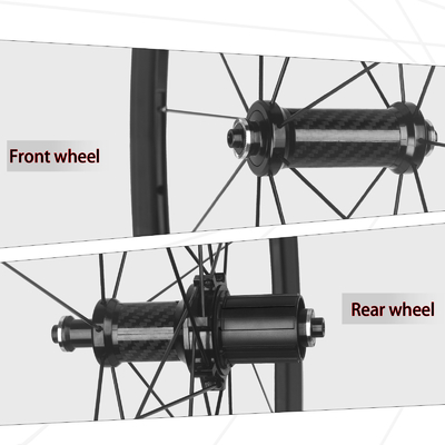 Tire Type Clincher 700C Road Bike Wheelset 30/40/50mm V-Brake with Aluminum Alloy Clincher Rim and Spoke Count 20/24H