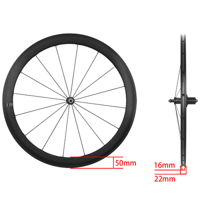 Tire Type Clincher 700C Road Bike Wheelset 30/40/50mm V-Brake with Aluminum Alloy Clincher Rim and Spoke Count 20/24H