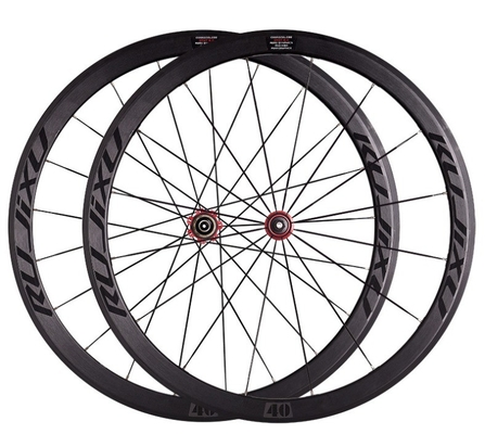 V Brake Carbon Fiber Hub 700c Wheel Set for Bike Racing DTXT-2.0 Carbon Stright Pull Hub
