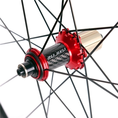 V Brake Carbon Fiber Hub 700c Wheel Set for Bike Racing DTXT-2.0 Carbon Stright Pull Hub