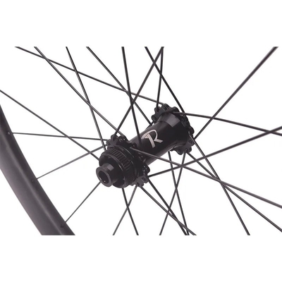 RUJIXU Ultra Light 700C Carbon Butterfly Tattoo Ratchet 36T Road Bike Wheelset 50mm Depth V/C Disc Brake Wheelset for Bicycles