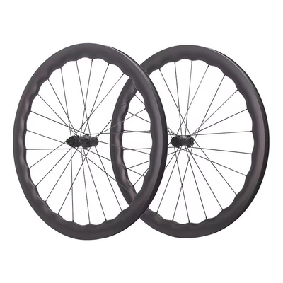 Carbon Fiber UD Matte Disc Brake Wheel Set 700C For Road Racing Bicycles
