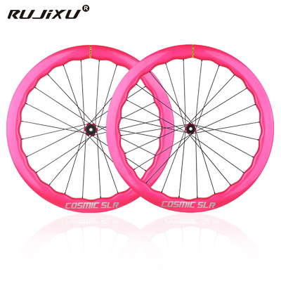 5054mm Bicycle Wheel Sets 700c T700 Rim Disc Brake UD Matte Finishing