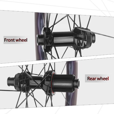 UD Finishing 700C Disc Brake Wheelset Ceramic Bearing Custom Road Bike Wheelset