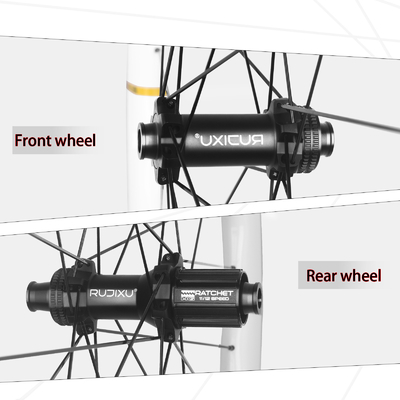 Carbon Fiber 700C Disc Brake Wheelset 6 Claw 30mm Outer 21mm Inner Rim