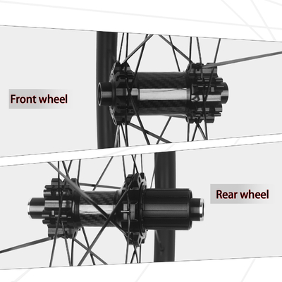 30mm Frame Mountain Bike Wheelset High Road Carbon Fiber Wheel Set 120 Ring Disc Brake