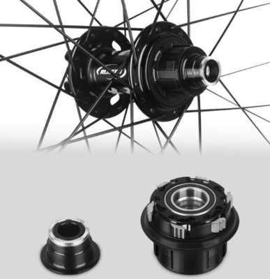 16T Flywheel 26" Mountain Bike Wheelset Heliocycle MTX33 5 Perin Single Speed Carbon Fiber MTB Wheelset