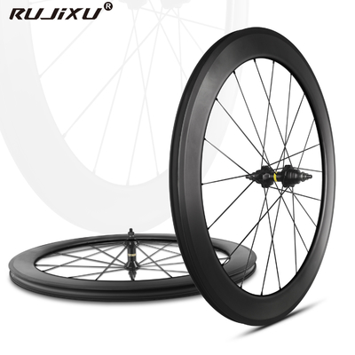 88mm Depth Fixed Gear Wheelset Dead Flywheel With V Brake And 20 / 20H Spoke Count