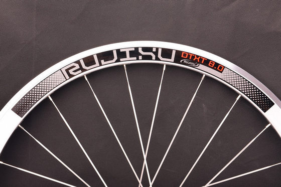 Straight Pull Hub 700c Single Speed Wheelset With Clincher Rim And Black Finishing