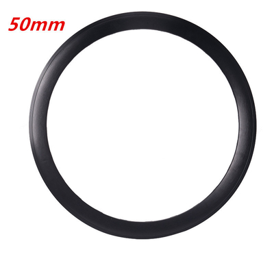Aluminum Alloy Wheelset Rim 50mm Depth 700C Bicycle Rim With 6.5mm French Valve 21 Hole Disc Brake System