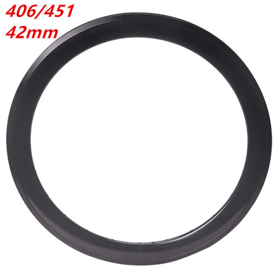 Alloy 20mm Width Wheelset Rim Bicycle Wheel Rim Width 24h Spoke Hole 406 451
