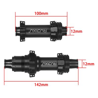 36T Straight Pull Bicycle Hubs 24 Hole Lightweight Road Bike Hubs 24 Holes HG/XDR Support