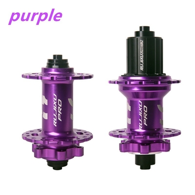 Front and Rear Bike Disc Brake Hub 24 Hole Clincher Type with Aluminum Alloy Rim