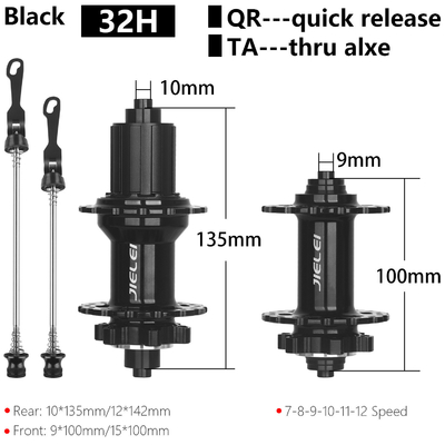 120Ring 32 Hole Front Hub Five Peiling Six Bolt Disc Brake Aluminum Alloy Rim Rainproof