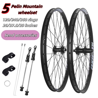 Aluminium Alloy 29er Mtb Wheelset Rainbow Mark BMX Disc Brake Black Ring