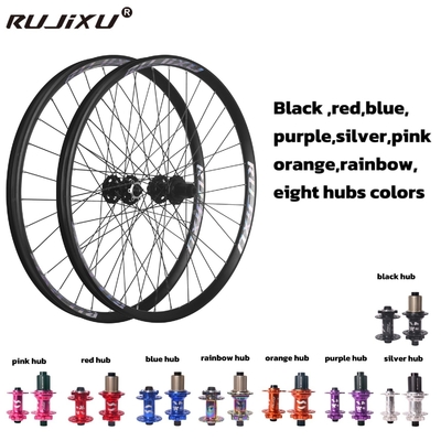 Aluminium Alloy 29er Mtb Wheelset Rainbow Mark BMX Disc Brake Black Ring