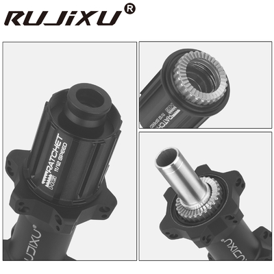 Customized Welded Rim 12 Speed Mtb Wheelset 36T Ratchet Disc Brake With Aluminum Braking Surface