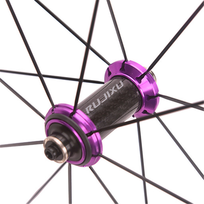 Black Finishing V Brake Wheelset Straight Pull Spokes Road Bike Clincher Wheelset