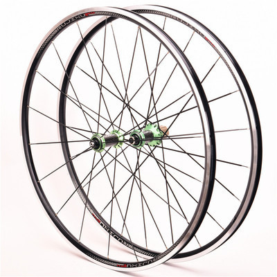 Carbon Hub V Brake Wheelset Flexible Road Bike Clincher Wheelset 18 - 21H