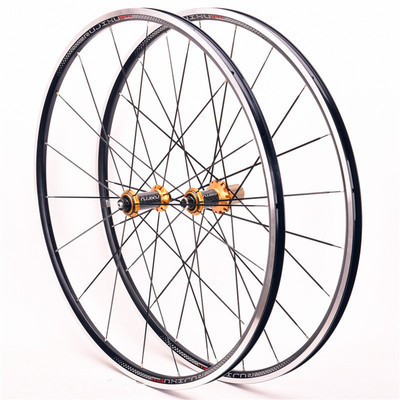 Carbon Hub V Brake Wheelset Flexible Road Bike Clincher Wheelset 18 - 21H