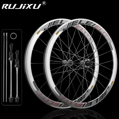 700C 30mm Alloy Road Bike Wheelset With V Brake System Aluminum Clincher Rim Spoke Hole 20 - 20h