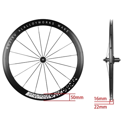 Six Claw V Brake Wheelset Aluminum Alloy Rim Carbon Fiber HUB Road Bicycle Wheelset