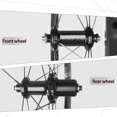 Six Claw V Brake Wheelset Aluminum Alloy Rim Carbon Fiber HUB Road Bicycle Wheelset