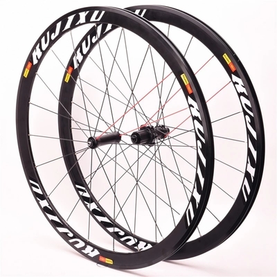 Lightweight V Brake Wheelset 38mm Rim Road Bike Wheelset Aluminum Alloy 24/24H Hub