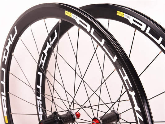 20 / 24h Spoke Holes 40mm Carbon Wheelset Easy Installation Long Lasting