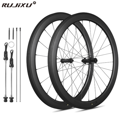 Customizable V Brake Wheelset 700C UD Matte Finishing Pillar Spoke Tubeless Rim Brake Wheelset