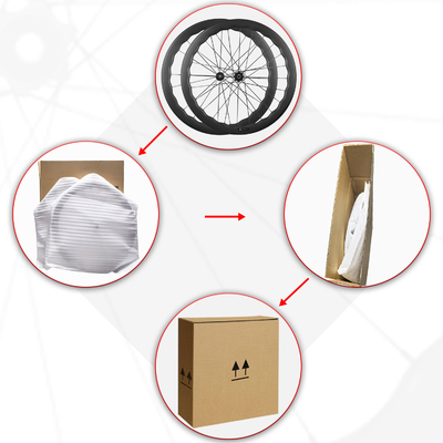 120 Sound HUB Road Bike Clincher Wheelset 16 - 24h Spoke Hole UD Finishing
