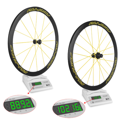 Road Bicycles 50mm Carbon Clincher Wheelset Detachable Aluminum Alloy