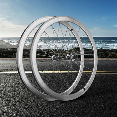 Road Bicycles Professional Custom Vintage Silver Fixed Gear Racing Wheel Set 700c Vintage Road Dead Fly