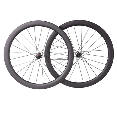 24H Spoke Hole 700c Carbon Fiber Bike Wheels with Disc Brake Customizable Carbon Wheelset
