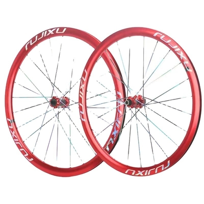 Purple Disc Brake Wheelset Six Bolt Aluminum Alloy Bicycle 700c Bike Wheelset