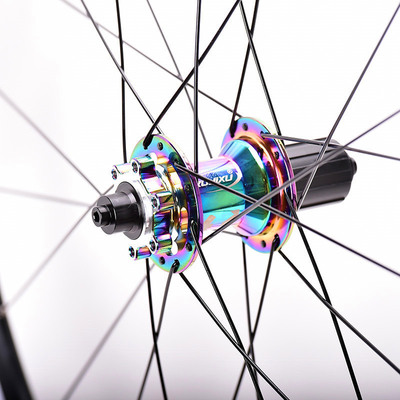Height 38mm 700C Disc Brake Wheelset Aluminum Alloy Six Jaw Custom Road Bike Wheelset