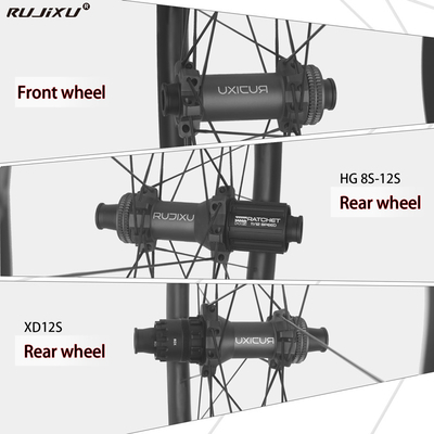 120 Ring 700C Road Bike Wheelset Off Road Six Claw 3 Tooth With Carbon Fiber Tube