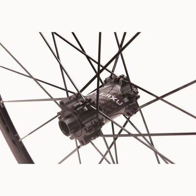 UD Matte 700C Road Bike Wheelset Pillar Spokes With 50mm Disc Brake Center Lock