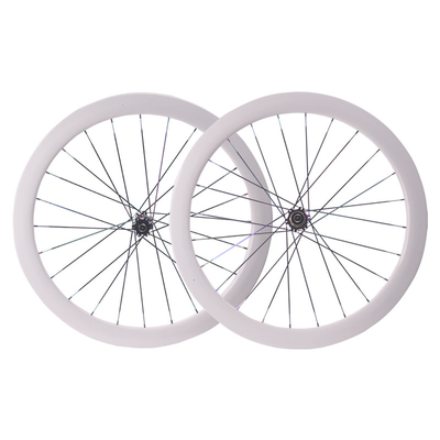 Colorful Spoke Road Bike Wheelset 700C Carbon Fiber 50mm Center Lock BXM Disc Brake System with and Performance