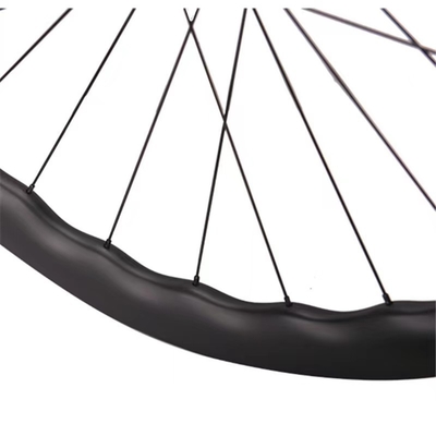 Professional RUJIXU 4550 Matte Carbon Fiber UD Tubular Road Racing Bike Wheels 1650g Center Lock Hub Disc Brake Wheelset