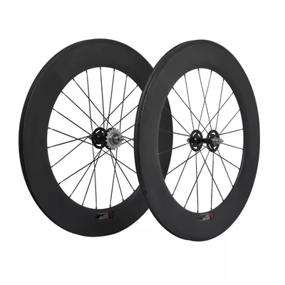 Customized 700C Fixed Gear Wheelset 88mm Depth 25mm Width Single Speed Bike Wheelset