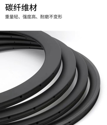 Matte Finish 700C Road Bike Wheel Rim With V Brake System Clincher Type 38/50/60/88mm